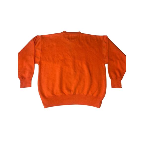 Vintage Cleveland Browns Football embroidered orange crewneck sweatshirt men XL - Picture 6 of 7